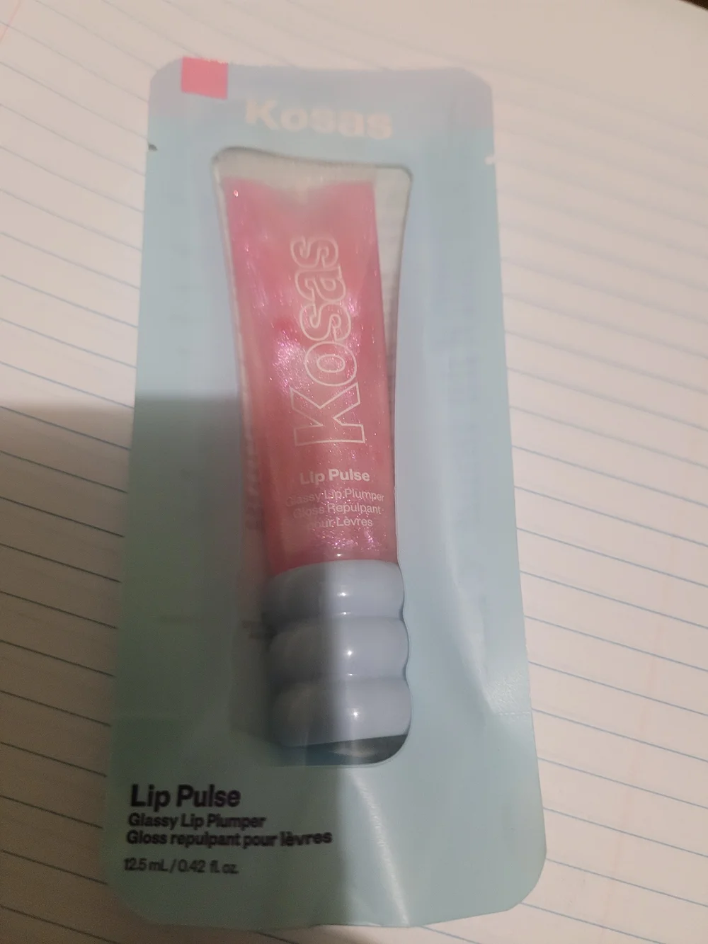 Kosas Lip Pulse Glossy Lip Plumper - Shimmery Pink